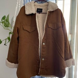 Teddy style coat size small